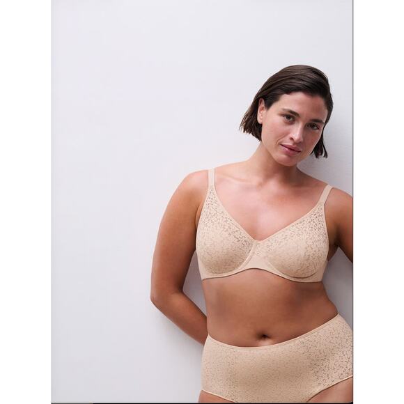 Chantelle Norah Comfort Underwire Nude Blush Bra 36E / 36DDD NWT - Picture 8 of 9